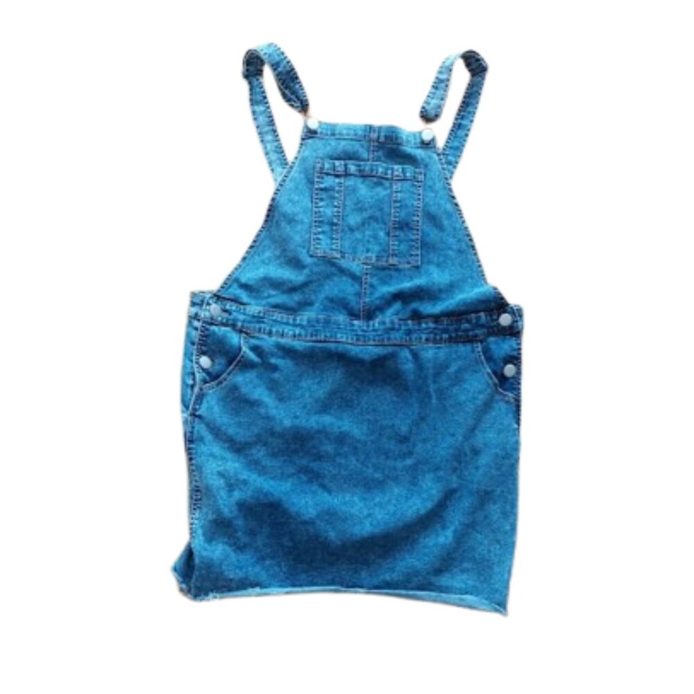 MATERNITY Blue Denim Short Jumper Size XXL